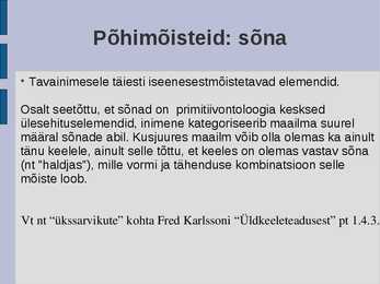üldkeeleteadus #14
