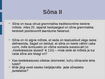 üldkeeleteadus #15