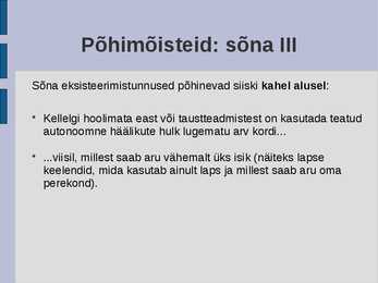 üldkeeleteadus #17