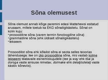 üldkeeleteadus #18