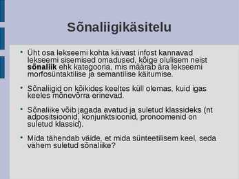 üldkeeleteadus #24