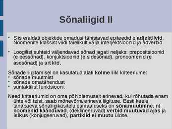 üldkeeleteadus #26