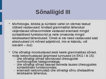 üldkeeleteadus #27