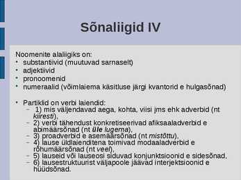 üldkeeleteadus #28
