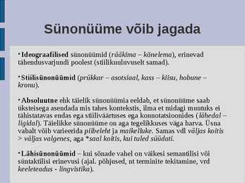 üldkeeleteadus #33