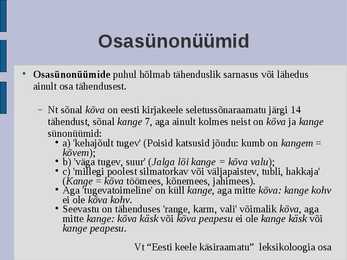 üldkeeleteadus #34