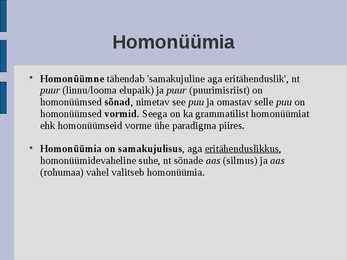 üldkeeleteadus #36