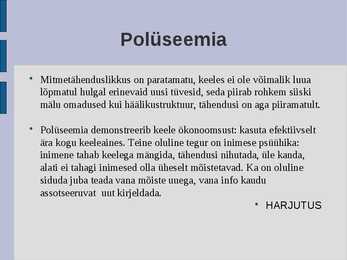 üldkeeleteadus #39
