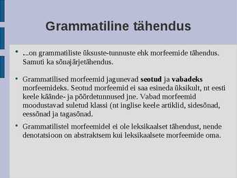 üldkeeleteadus #42