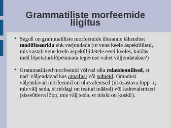 üldkeeleteadus #43