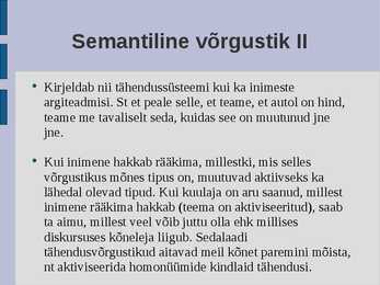 üldkeeleteadus #46