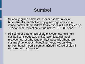 üldkeeleteadus #7