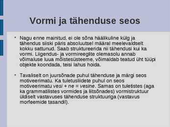üldkeeleteadus #9
