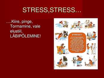 PowerPoindi esitlus STRESS #10