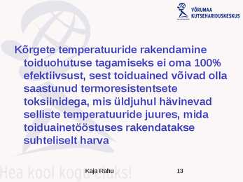 Toiduhügieeni alused #13
