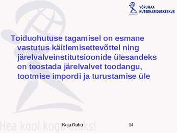 Toiduhügieeni alused #14