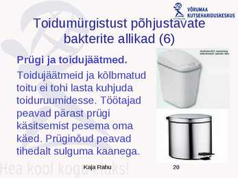 Toiduhügieeni alused #20