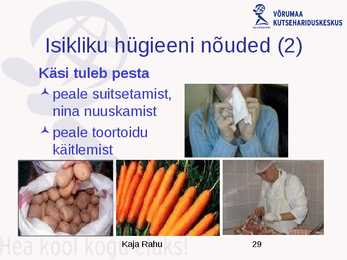 Toiduhügieeni alused #29