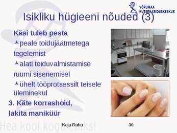 Toiduhügieeni alused #30