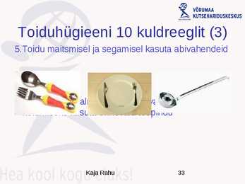 Toiduhügieeni alused #33