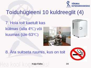 Toiduhügieeni alused #34