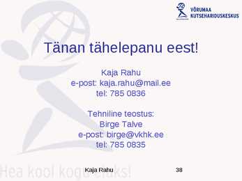 Toiduhügieeni alused #38
