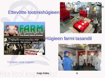 Toiduhügieeni alused #6