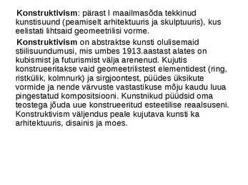 Funktsionalism ja Konstruktivism #25