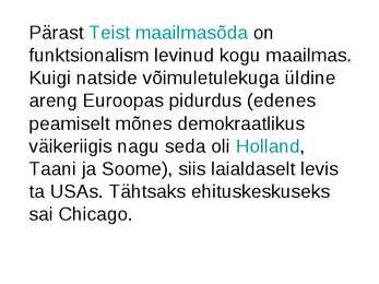 Funktsionalism ja Konstruktivism #5