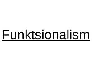 Funktsionalism ja Konstruktivism