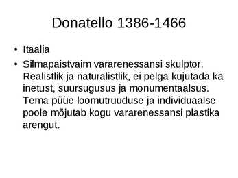 Lühikokkuvõte kunstnikest #2