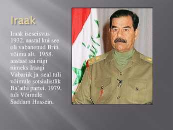 Powerpoint Iraak ja Iraan #3