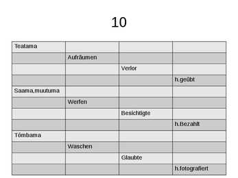 Saksa keele põhivormid #11
