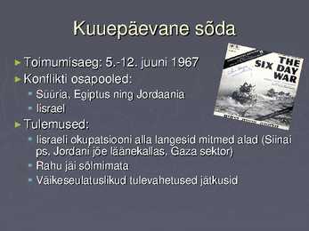 Lähis-Ida 60ndatel ja 70ndatel #4