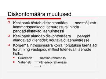 Raha- ehk monetaarpoliitika #10