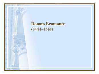 Donato Bramante