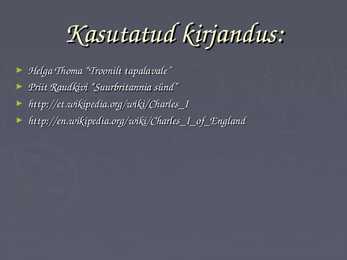 Charles I & Kodusõda #21