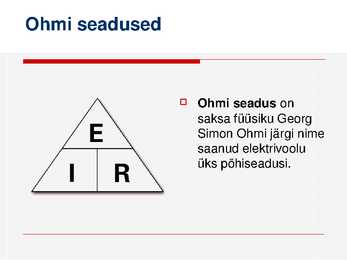Ohmi seadused #3