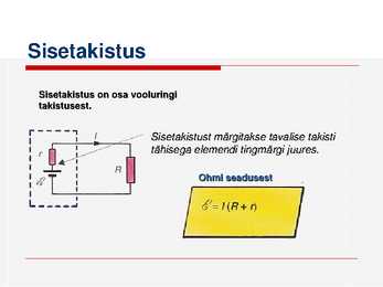 Ohmi seadused #8