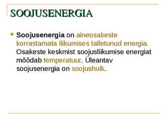 PowerPoint - TEISI ENERGIALIIKE #5