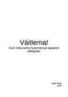 Eesti Väitlusseltsi õppematerjal algajatele väitlejatele
