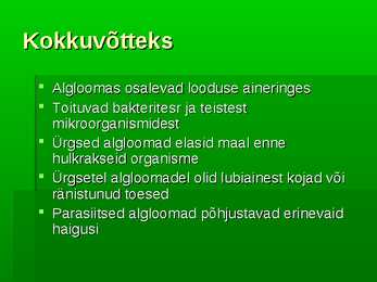 Algloomad-Powerpoint esitlus #6