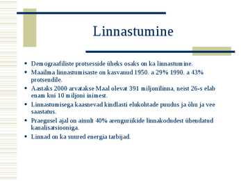 Rahvastiku kasv - Powerpoint esitlus #6