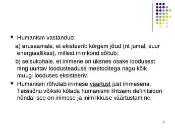 Humanism #3
