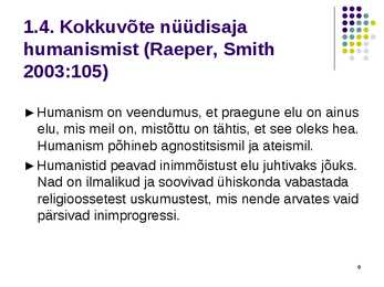 Humanism #9
