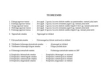 Teoreeid