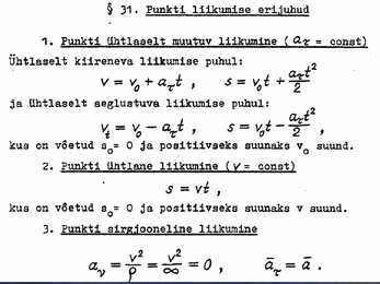 Kinemaatika põhivara #13
