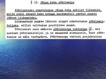 Kinemaatika põhivara #15