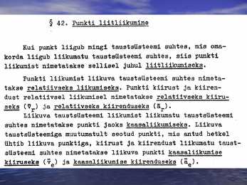 Kinemaatika põhivara #27