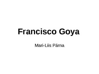 Francisco Goya